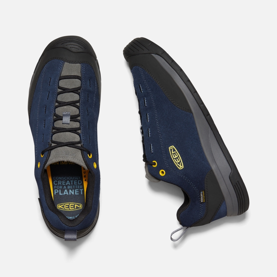 Tênis De Couro De Camurça à Prova D'água Jasper Ii Com ímã De íris Preto Para Homem