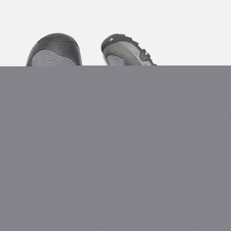 Bota Feminina Steens Couro Impermeável Tutu Onda Oceano Cinza Aço