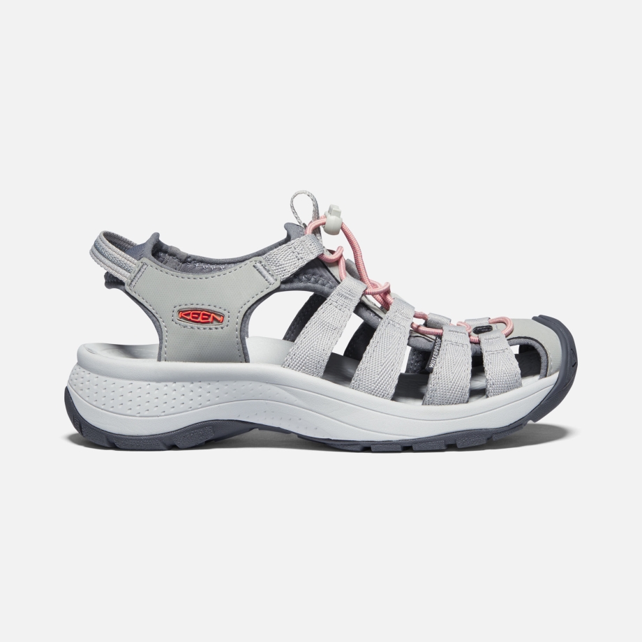 Sandálias Femininas Astoria West Tutu Cinza-coral