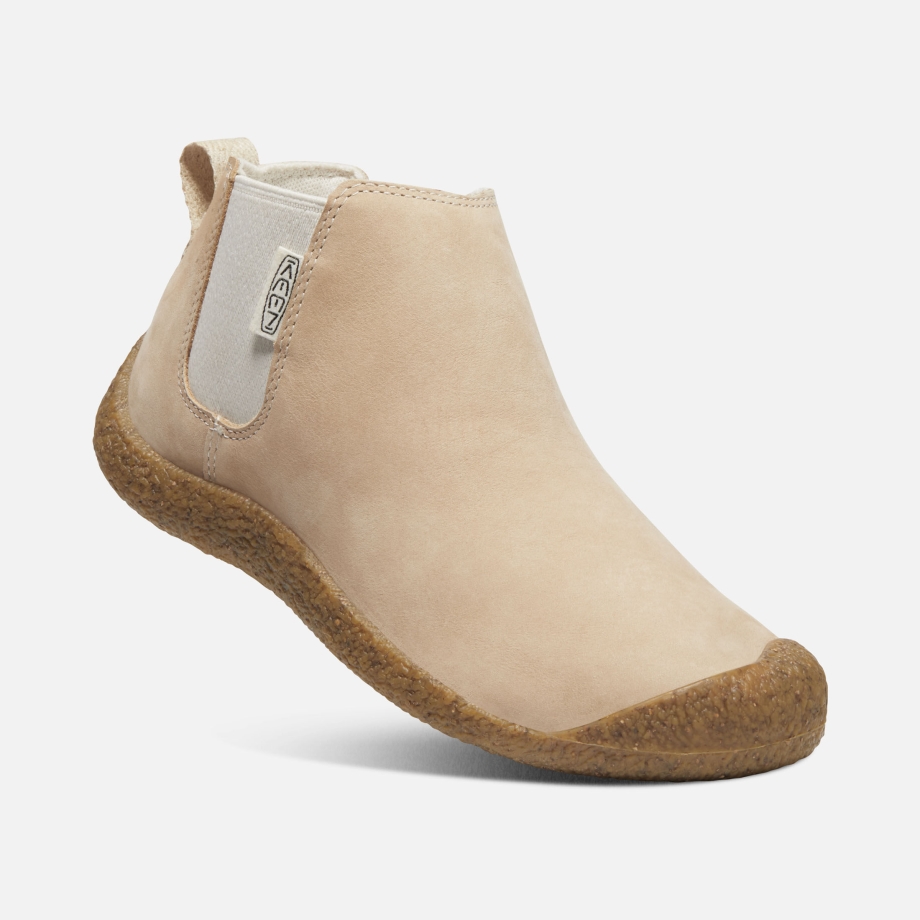 Bota Feminina De Couro Safari-Birch Tutu Mosey Chelsea