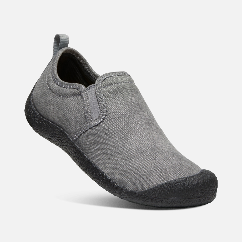 Tutu Howser Lona Feminina Slip-on Cinza-preto