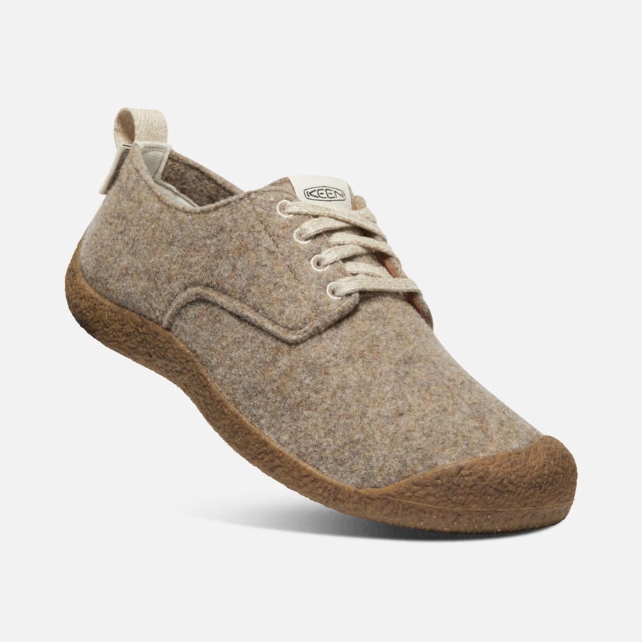 Mosey Derby Masculino Taupe Felt-birch Tutu