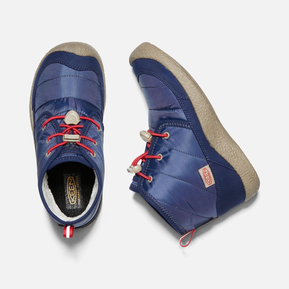 Azul Deeps-red Carpet Infantil Howser Ii Impermeável Chukka Tutu