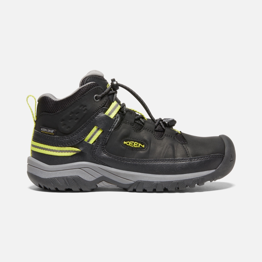 Botas De Caminhada à Prova D'água Targhee Para Crianças Mais Velhas Tutu Cinza Aço Preto - Image 1